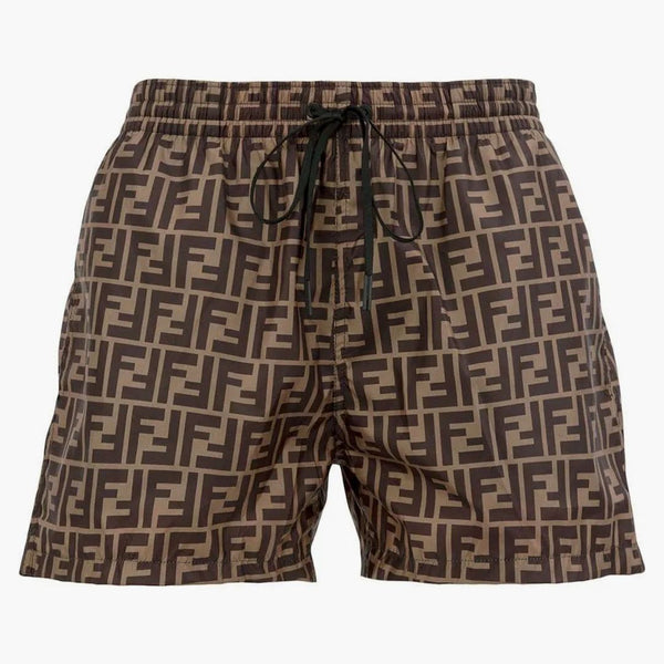 Fendi ff motiv simma shorts brun