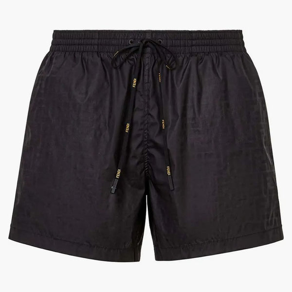 Fendi ff tryck simma shorts svart