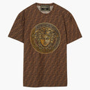 Fendi Fendace FF T-Shirt Brown/Gold