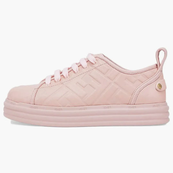 Fendi läder flatform rosa (kvinnors)