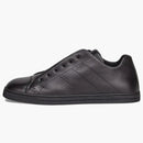 Fendi Leather Slip Ons Triple Black