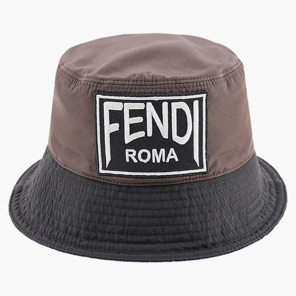 Fendi logo lapp hink har brun/svart