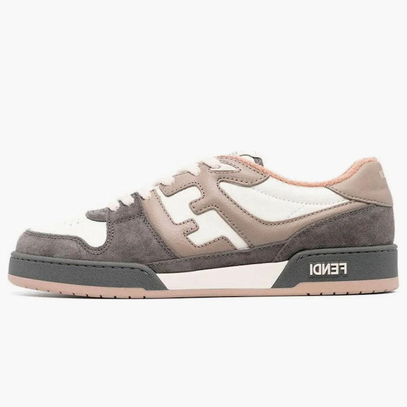 Fendi match Low Toppgrå mocka