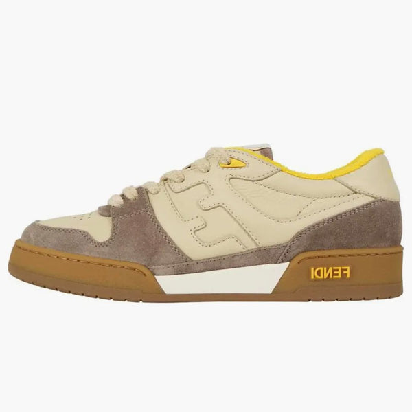 Fendi match Low Toppar Beige Gum Yellow (Women's)