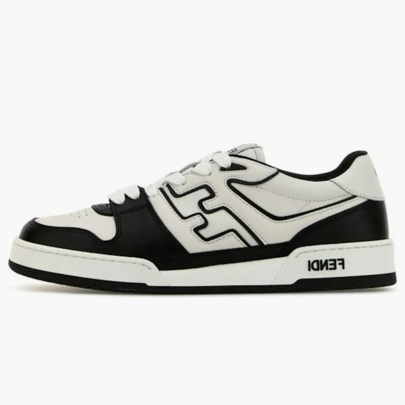 Fendi match Low Vitsvart