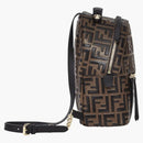 Fendi Mini Backpack Brown Leather Ff Brown