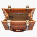 Fendi Mini Sunshine Shopper Dark Brown