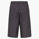 Fendi Nylon Bermudas Swimsuit Black
