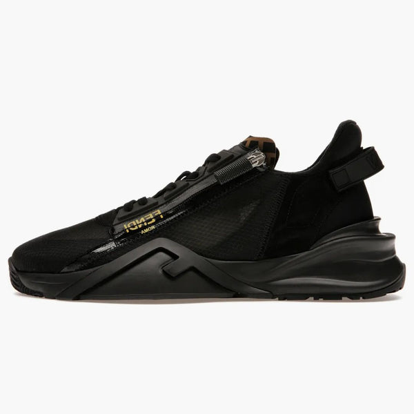 Fendi -nylon Low Toppsvart