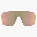 Fendi Shield solglasögon guld (FE4121US-00-28G)