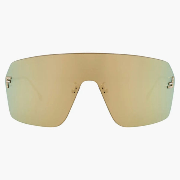 Fendi Shield solglasögon guldguld (FE4121US-00-30L)