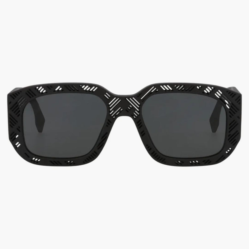 Fendi Square Sunglasses Black Grey (fe40113i-52-02a)