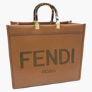Fendi Sunshine Shopper Large Dark Brown