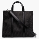 Fendi dead bag ff monogram jacquard black/gray