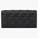 Fendi by Marc Jacobs Baguette Continental Wallet with Chain Black Nappa Leather Wallet