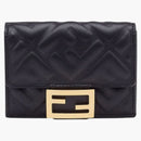 Fendi od Marc Jacobs Baguette Micro Trifold Black Nappa Leather Peněženka