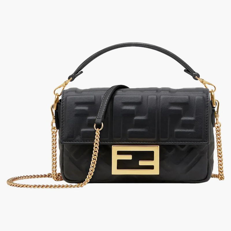Fendi av Marc Jacobs Baguette Mini Black Leather Bag