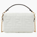 Fendi by Marc Jacobs Baguette Mini White Leather Bag