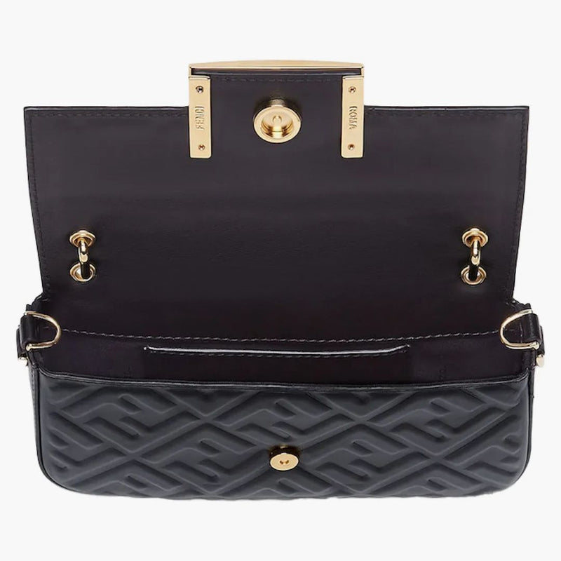 Fendi av Marc Jacobs Baguette Phone Pouch Black Nappa Leather Pouch