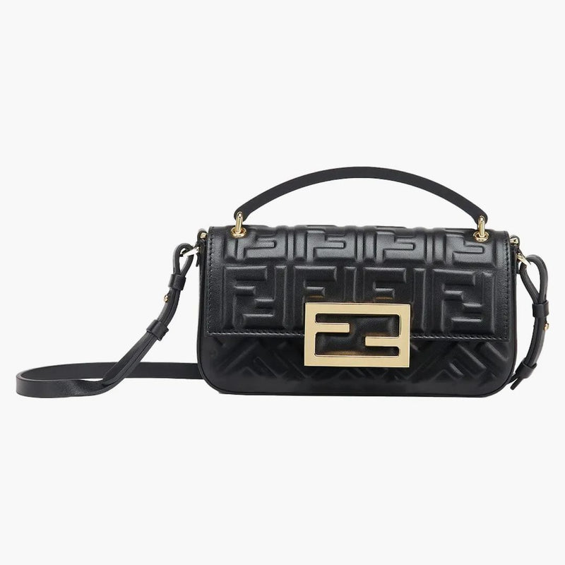 Fendi av Marc Jacobs Baguette Phone Pouch Black Nappa Leather Pouch