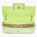 Fendi by Marc Jacobs Baguette Phone Pouch White/Neon Yellow Nappa Leather Pouch