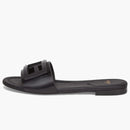 Fendi By Marc Jacobs Baguette Slides Black Leather
