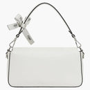 Fendi di Marc Jacobs Baguette White Leather Borsa
