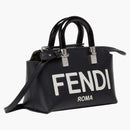 Fendi by Marc Jacobs by the Way Mini Small Boston Bag in Black Leather