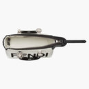 Fendi by Marc Jacobs by the Way Mini White Canvas Small Boston Bag with Fendi Roma Embroidery