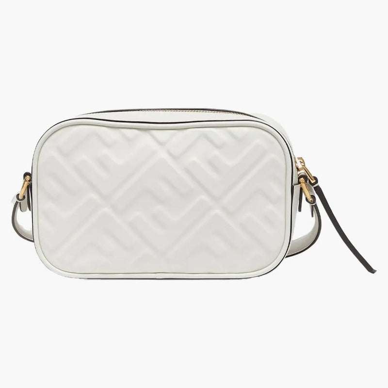 Fendi av Marc Jacobs Camera Case White White Leather Mini Bag