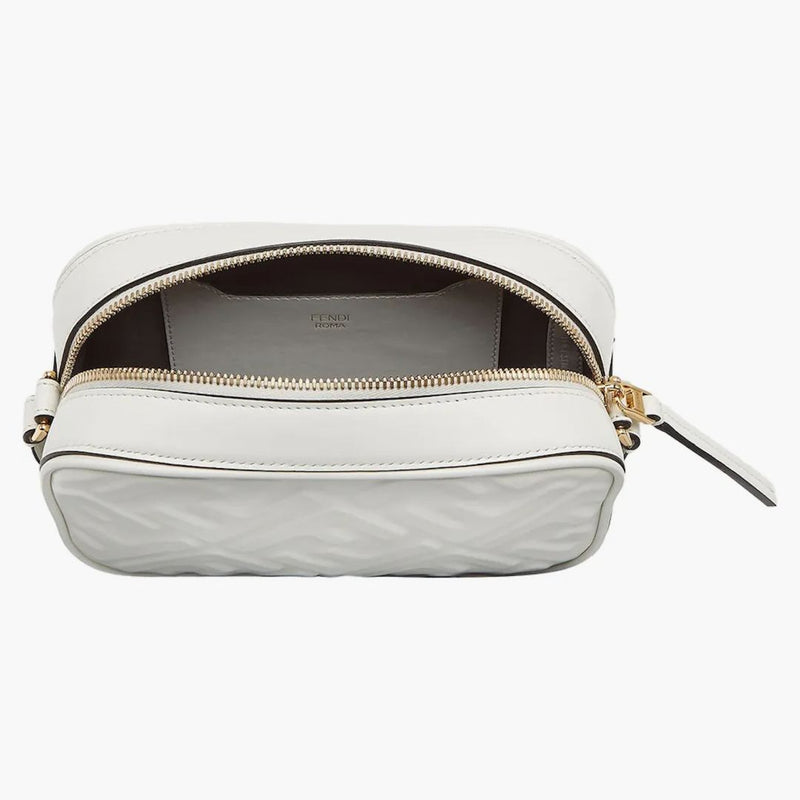 Fendi av Marc Jacobs Camera Case White White Leather Mini Bag