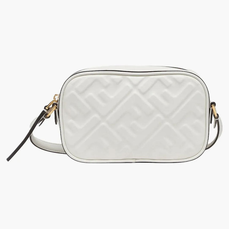 Fendi av Marc Jacobs Camera Case White White Leather Mini Bag
