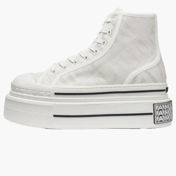 Fendi av Marc Jacobs Domino High-Tops vit duk