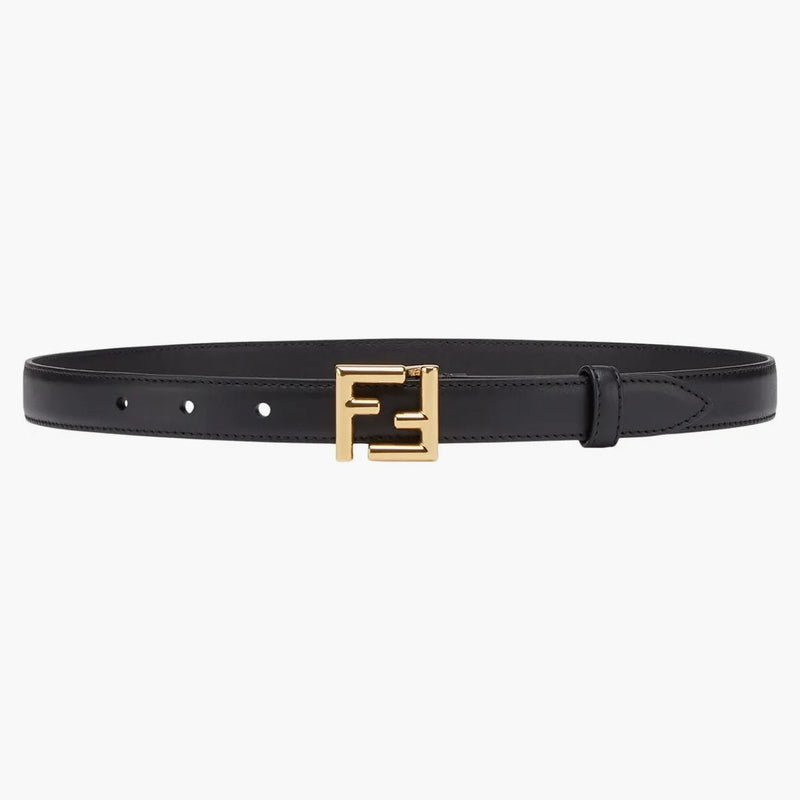 Fendi av Marc Jacobs FF Belt svart läderbälte