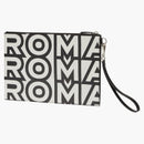 Fendi by Marc Jacobs FF Flat Pouch Two-Tone Leather Pouch Multicolor