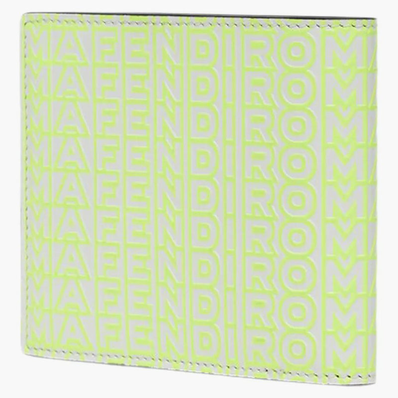 Fendi od Marc Jacobs Fendi Roma Bimové peněženky Dvoubarevná kožená kompaktní dvoupodlažní peněženka vícecolor