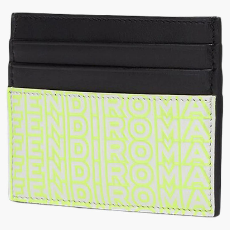 Fendi av Marc Jacobs Fendi Roma Card Holder Two-Tone Leather Card Holder Multicolor