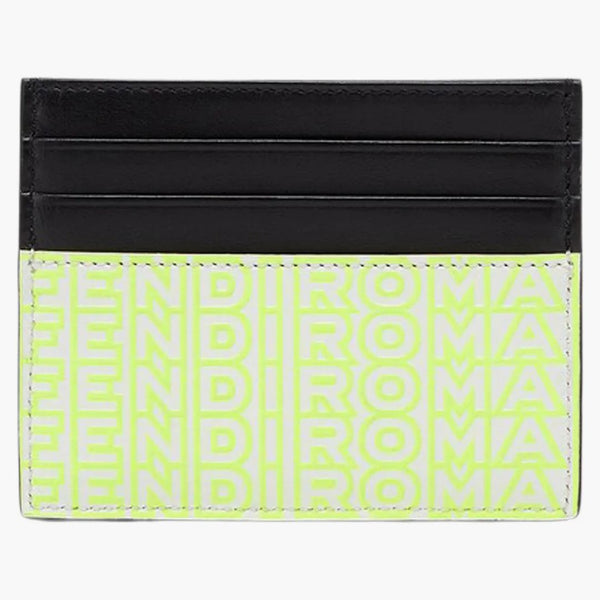 Fendi av Marc Jacobs Fendi Roma Card Holder Two-Tone Leather Card Holder Multicolor