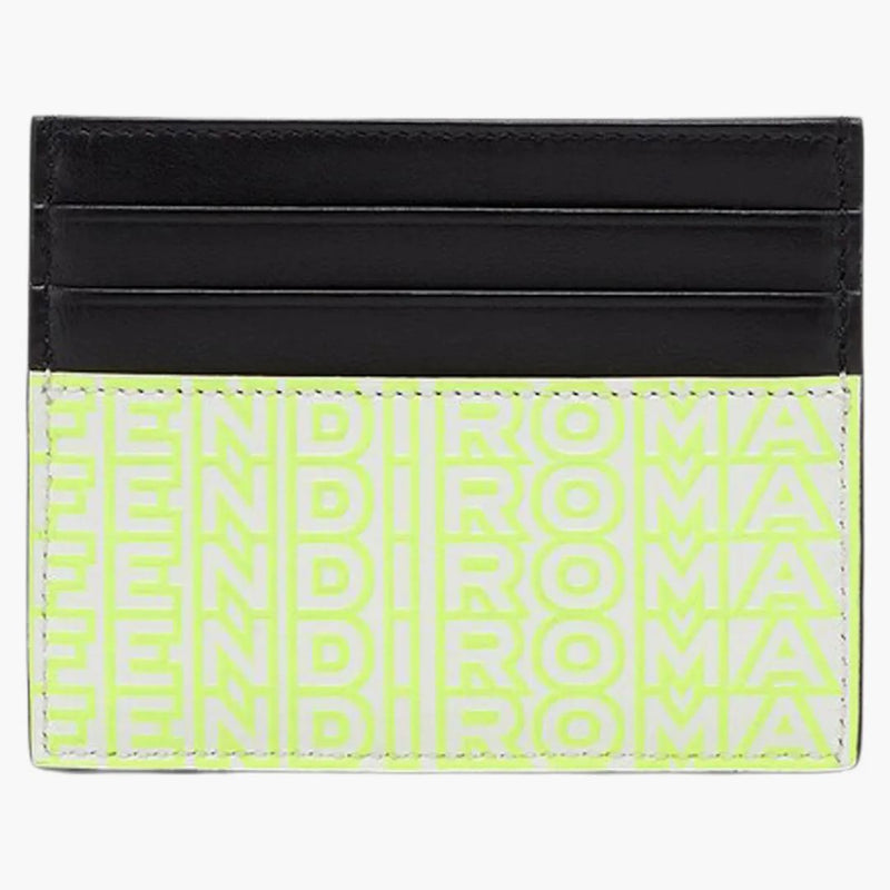 Fendi av Marc Jacobs Fendi Roma Card Holder Two-Tone Leather Card Holder Multicolor