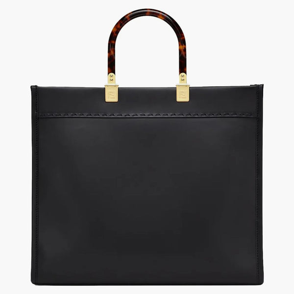 Fendi av Marc Jacobs Fendi Sunshine Medium Black Leather Shopper