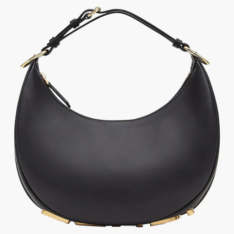 Fendi av Marc Jacobs Fendigraphy liten svart läderväska