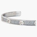 Fendi por Marc Jacobs F es pulsera Fendi Pulsera de color plateado