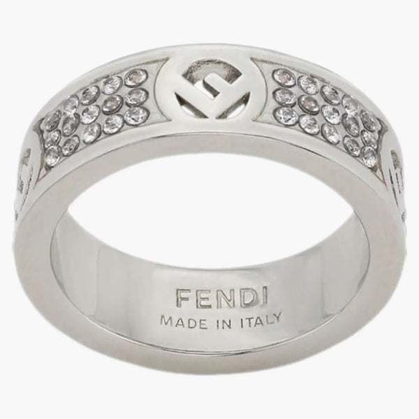 Fendi av Marc Jacobs F är Fendi Ring Silver-Colored Ring