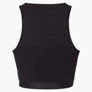 Fendi av Marc Jacobs Jacquard tyg topp svart