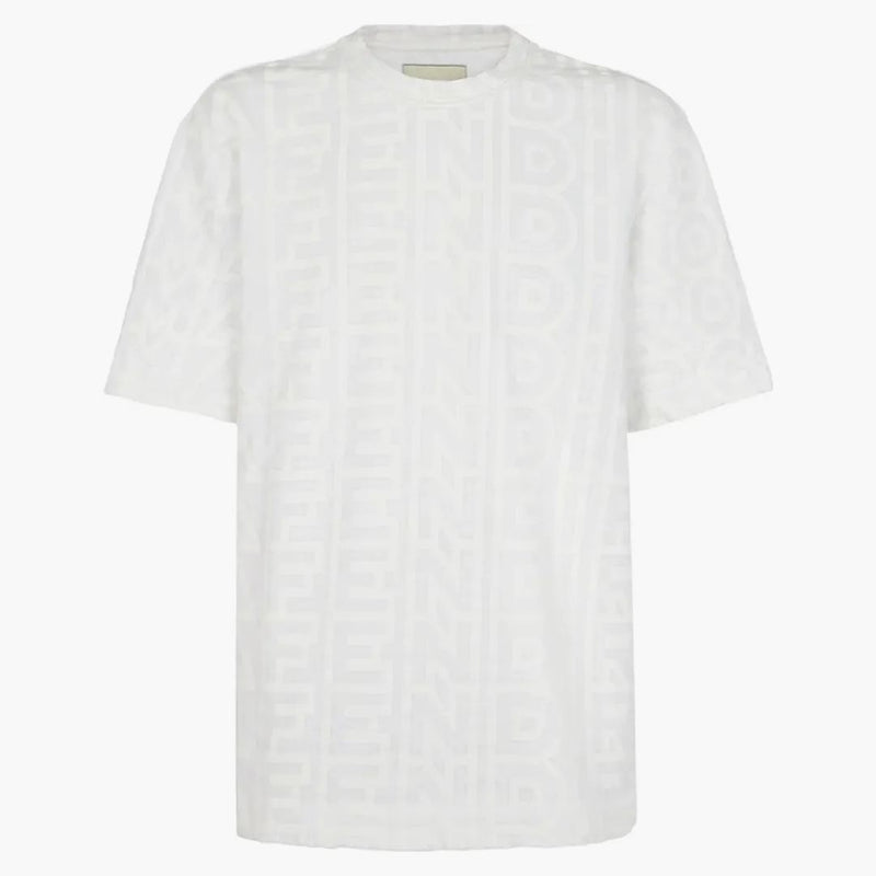 Fendi av Marc Jacobs Jersey Short Sleeved Crew-Neck T-shirt vit