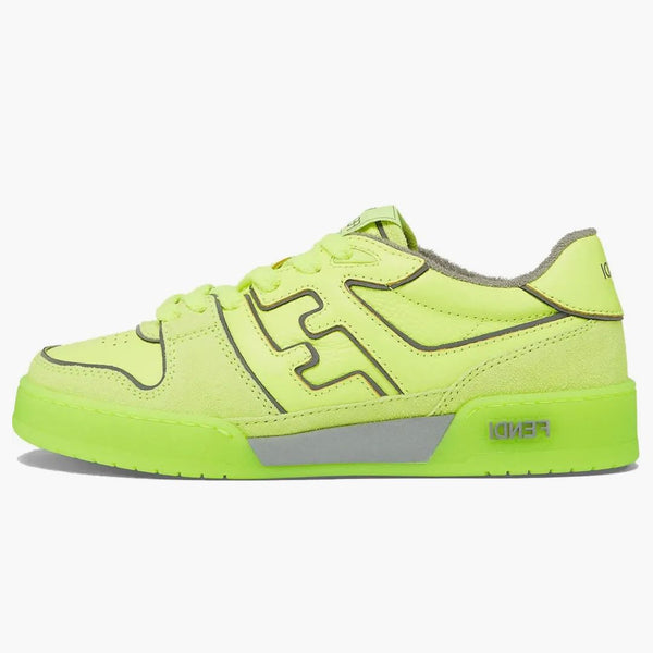 Fendi av Marc Jacobs Match Low-Tops neongult läder