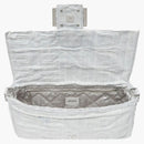 Fendi by Marc Jacobs Maxi Baguette White Denim Bag