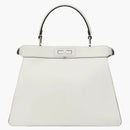 Fendi by Marc Jacobs Medium Peekaboo Iseeu White Leather Bag