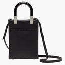 Fendi by Marc Jacobs Mini Sunshine Shopper Black Leather with Hot-Stamped Mini-Bag
