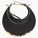 Fendi by Marc Jacobs Nano Fendigraphy Black Leather Charm